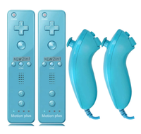 Télécommande haute sensibilité Motion Plus 2 en 1 pour Nintendo Wii wiiU Game