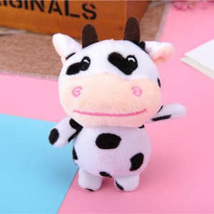 Cow Plush Keychain for Women Plush Toy Handbag <b>Bag</b> <b>Charm</b> Accessories Decor Stuffed Animals & Plush Toys Cow Key Chains Pendant - Product Image 5