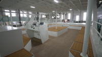 Catamaran de pêche et de tourisme en aluminium de 12 m homologué CE, moteur hors-bord de 500 CV, excellente stabilité pour les excursions de passagers