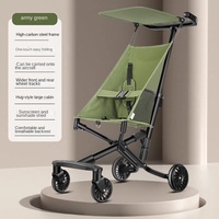 Poussette bébé légère pliable en un clic, de qualité supérieure, portable, autorisée en cabine, pour les voyages des enfants, les sorties et la marche en extérieur