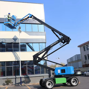 Haute qualité 16M grue de levage à flèche télescopique plate-forme de travail aérien hydraulique automotrice chaîne élingue 300kg Restaurants hôtels - Product Image 6