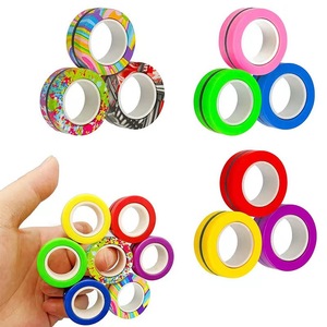 2024 nouvelle usine <span class=keywords><strong>jouet</strong></span> camo doigt <span class=keywords><strong>anneau</strong></span> <span class=keywords><strong>magnétique</strong></span> ensemble fidget jouets soulagement du Stress jouets magiques pour l'entraînement soulage - Product Image 3