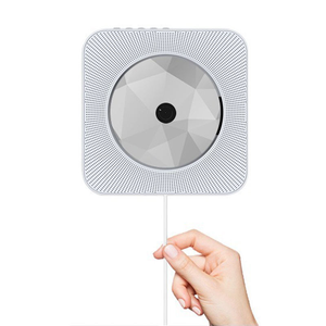 เครื่องเล่นซีดีแบบพกพาติดผนังสำหรับใช้ในบ้าน พร้อมรีโมทคอนโทรล ชาร์จไฟได้ เล่นผ่าน USB - Product Image 4