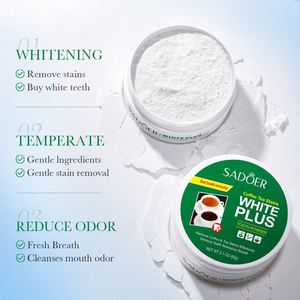SADOER poudre Hygiène Buccale Sérum De Nettoyage Gel Blanc Soins Des Dents Blanchiment Des Dents Outils Dentaires Sourire Parfait - Product Image 4