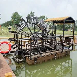 עיצוב חדש אופני מים יחיד מתנפחים דוושה סירה אופניים צפים למכירה סירת מנגל מחצלת צפה