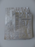 Sacs Doypack en aluminium pour le stockage des aliments et des produits chimiques, pochettes refermables avec encoche de déchirement