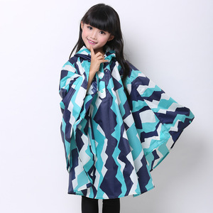 Chubasquero de poliéster para niños y <span class=keywords><strong>niñas</strong></span>, respetuoso con el medio ambiente, tipo capa, poncho impermeable - Product Image 5