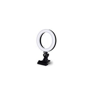 Milesng 16cm Ring Light Led Dual Color Temperature Desk Clamp Photography Lighting For Live Streaming Video Portrait - Product Image 5