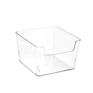 Boîte de rangement transparente en acrylique pour bloc-notes, organisateur de bureau rectangulaire, tiroir de rangement pour papeterie et fournitures - Product Image 1
