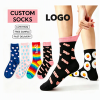 Chaussettes de Noël personnalisées en coton respirant antibactérien en polaire corail, sur mesure pour usine, cadeau de Noël ODM