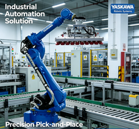 Lengan Robot Yaskawa GP180 Asli 6 Axis Jangkauan 2702mm Robot Industri Stabilitas Tinggi untuk Penanganan Bagian Besar