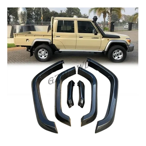Nuevos productos explosivos 4X4 arcos de rueda bengalas para <span class=keywords><strong>Land</strong></span> <span class=keywords><strong>Cruiser</strong></span> 79 Series Dual Cab 4 puertas versión corta 2007 + - Product Image 6