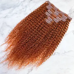 best selling clip ins human hair raw indian seamless clip in hair extension