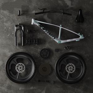 Vélo de montagne pour enfants 18 - <span class=keywords><strong>24</strong></span> <span class=keywords><strong>pouces</strong></span> en alliage de magnésium à vitesse variable avec frein à disque double pour les élèves - Product Image 3