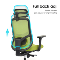 Chaise de bureau ergonomique en maille, vente directe d'usine, Sillas De Oficina, chaise inclinable moderne réglable pour mobilier de bureau