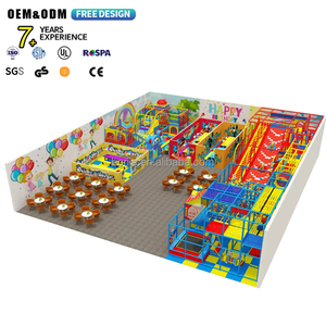 Equipo de Juegos Interior para Niños, Set de Juegos Suaves con Toboganes y Piscinas de Pelotas para Centros Comerciales con Función de Escalada - Product Image 1