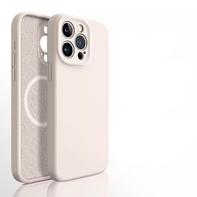 Soft Touch Magnet Liquid Silicone Mobile Phone Case For iPhone 17 Air 16 15 14 13 12 11 Promax Plus Back Cover Accessories