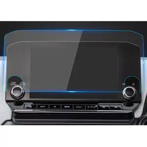 三菱アウトランダー自動ビデオフォイル用ハイクリアカーアクセサリーナビゲーターGPS強化ガラスタッチスクリーンプロテクターフィルム
