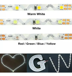 Tùy chỉnh S hình dạng DC12V 2835 5050 SMD linh hoạt zigzag <span class=keywords><strong>LED</strong></span> Strips 60 <span class=keywords><strong>LED</strong></span> 72 <span class=keywords><strong>Led</strong></span> mỗi mét cho ánh sáng dấu hiệu hộp - Product Image 2