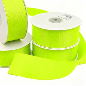 Factory Gift Packing Solid Color Polyester Grosgrain <strong>Ribbon</strong> Wholesale 196 Colors - Product Image 6