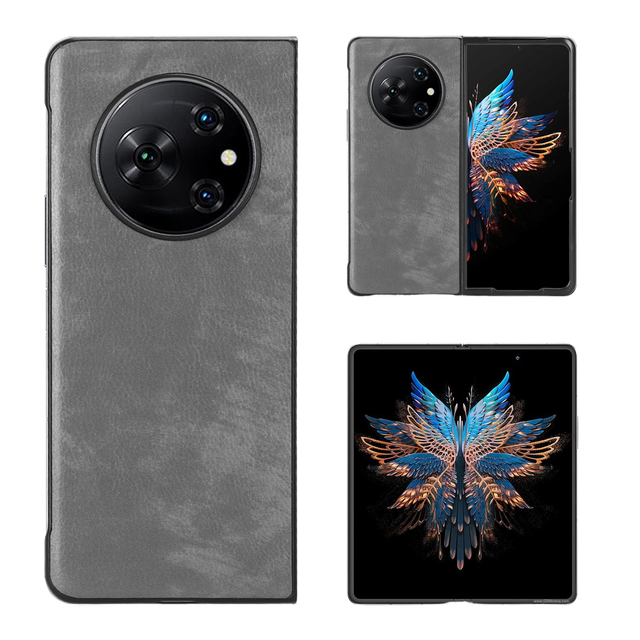 Phone Case with Litchi Texture for Tecno Phantom V Fold Fold 2