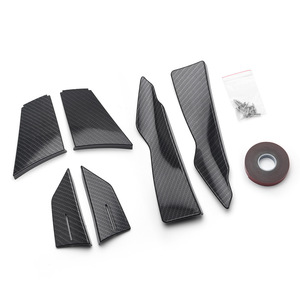 CRASTP Carbon Fiber Bumper <b>Lip</b> <b>Splitter</b> Kit For BMW F80 M3 F82 M4 Screw-On Installation - Product Image 5