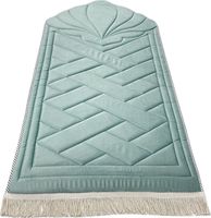Tapis de prière musulman écologique de haute qualité pour enfants, de poche, de voyage et pliable, rembourré en mousse à mémoire de forme