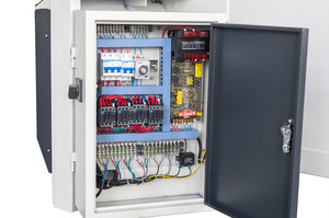 Macchina Squadratrice Taglia Pannelli in Legno con Taglio Lineare, Sollevamento e Inclinazione Automatici, Display Digitale e Carro a Scorrere - Product Image 4