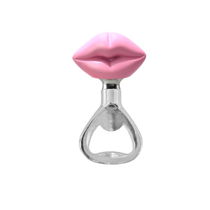 Pink Lip Bottle Opener Zinc Alloy Beer Cap Opener For Beer Can Opening - Product Image 1