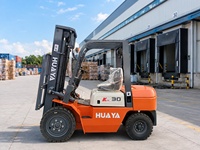 Forklift Medan Kasar 3t 3.5t 4t 5t, Tinggi Angkat 3m-7m, Sertifikasi CE ISO, Forklift 4wd, Ekspor ke 136+ Negara