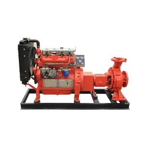 High quality dewatering pump with 10KW/ZS195 diesel engine drive