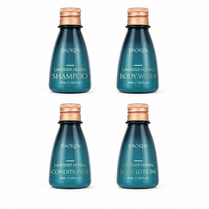 Shampooing et après-shampoing hydratants jetables de 35 ml à la lavande, marque privée OEM, pour hôtels et maisons <span class=keywords><strong>d</strong></span>'hôtes - Product Image 3