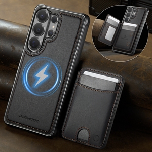 Pour <span class=keywords><strong>Samsung</strong></span> S26 Ultra/A57/A37/A56/A16/A17 – Étui de téléphone avec charge sans fil 2-en-1 et porte-cartes détachable - Product Image 6