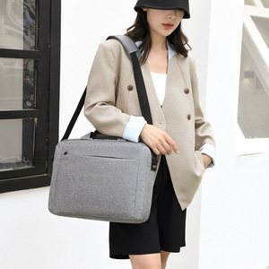 Unisex Business Laptop Bag Large Capacity Waterproof Hard Case Eco-Friendly Briefcase Shoulder Messenger Bag Office Work - Product Image 3