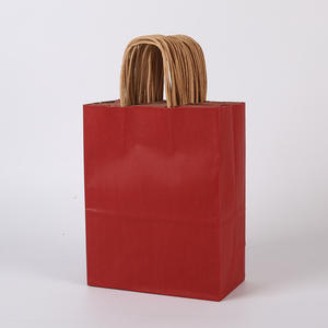 Papel Kraft de Colores Personalizado, Reciclable y Biodegradable, con Asa Retorcida, Precio de Fábrica - Product Image 4