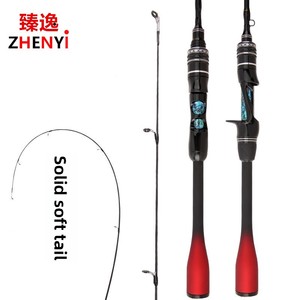 Canne à <span class=keywords><strong>pêche</strong></span> en carbone ultra-légère pour poisson mandarin, action souple, pointe pleine, poignée droite, poignée pistolet, <span class=keywords><strong>pêche</strong></span> transfrontalière - Product Image 2