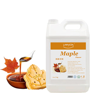 Sabores de jarabe líquido Halal Aceite de sabor para jarabe de arce Helado Grado alimenticio Sabor de alimentos líquido concentrado fuerte