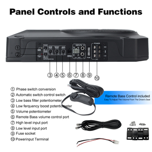 Chất Lượng Cao 10 Inch Xe Hoạt Động Underseat Loa Siêu Trầm Chuyên Nghiệp Cạnh Tranh Bass Loa Siêu Trầm Trung Quốc OEM Nhà Cung Cấp - Product Image 3