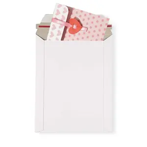 招待状グリーティングカードクラフト紙封筒バッグ印刷可能な会社の広告厚く洋風の白い封筒