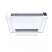 Unité de ventilo-convecteur vertical encastré à haute pression statique avec moteur de soufflerie de climatisation 220V, télécommande, faible bruit