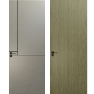 <span class=keywords><strong>Porte</strong></span> en WPC de conception moderne, imperméable et résistante au feu <span class=keywords><strong>Porte</strong></span> intérieure en polymère WPC Ouverture latérale pour portes de chambre en WPC - Product Image 1