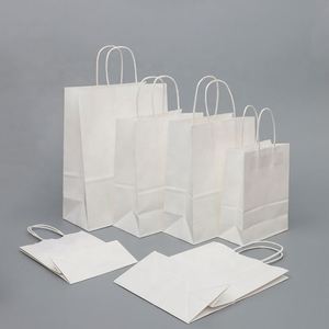 Bolsas de Papel Kraft de Lujo Personalizadas y Reciclables para Llevar Chocolate, con Asa de Papel, para Promoción en Supermercados, Tamaño Completo - Product Image 2