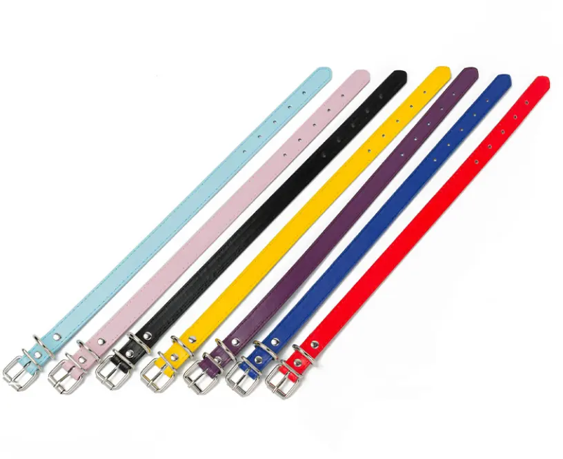 Accessoires Verstelbare Size Multi-color Dierbenodigdheden Halsband Leer