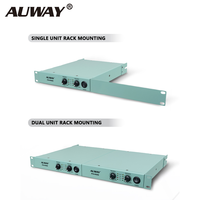 Produits d'usine Auway PA400 Amplificateur de puissance audio numérique professionnel 2 canaux, demi-rack, sans ventilateur, classe D, 70V/100V