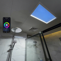 Plafonnier LED intelligent avec simulation de lumière du soleil pour les pièces sans fenêtre et les espaces commerciaux