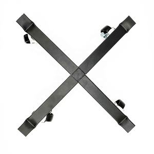 Регулируемая подставка для растений колеса для тяжелых условий эксплуатации металлического железа горшка двигатель подвижный цветок плантатор горшок стенд салазка лоток для грузчиков - Product Image 1