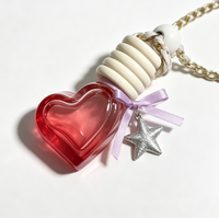 Flacon diffuseur de parfum en verre de haute qualité 5 ml pour voiture, vente en gros, avec bouchon à vis, emballage de parfum en pendentif, logo personnalisé imprimé à l'écran