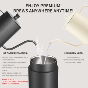 เครื่องชงกาแฟอัตโนมัติ Cliton Custom 20 บาร์ สำหรับใช้ในบ้าน เครื่องบรรจุแคปซูลกาแฟ เครื่องชงกาแฟพกพา - Product Image 2