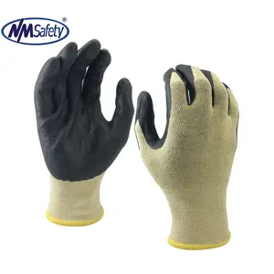 NMSAFETY Aramid elyaf kesim eldiven/ısı ve kesim direnci eldiven/ısıya dayanıklı eldiven