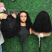 Pelucas Vietnamitas Baratas de Cabello Humano 100% Natural, SDD Super Double Drawn, Peluca Media Lista para Usar, Rizos Pixie, Paquetes de Cabello Humano
